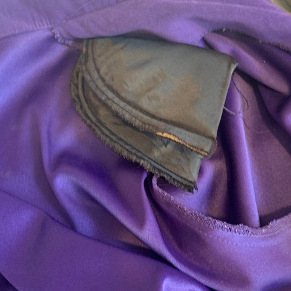 Vintage Women’s Size 8 Medium Vibrant Purple Full Zip Blazer Jacket - Picture 9 of 9